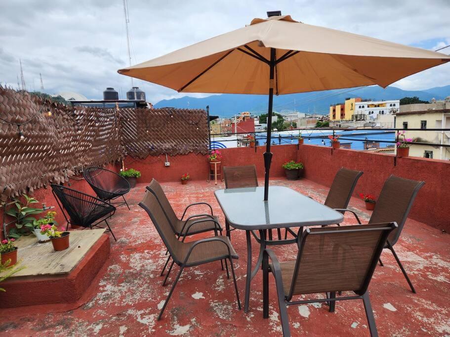 Casa Ines/ Terraza/ Centro De Oaxaca Lägenhet Exteriör bild